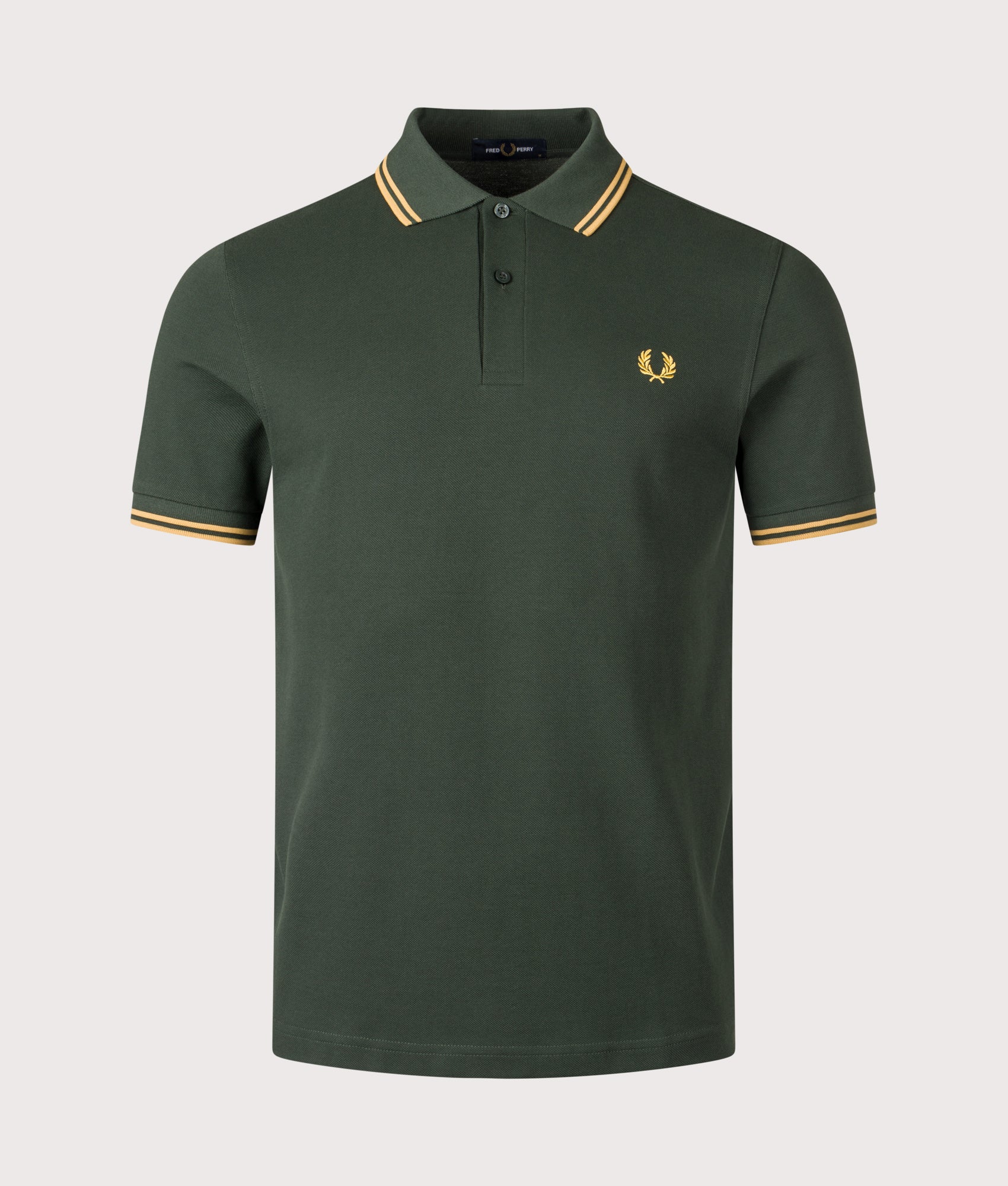 Twin Tipped FP Polo Shirt in Court Green | Fred Perry | EQVVS