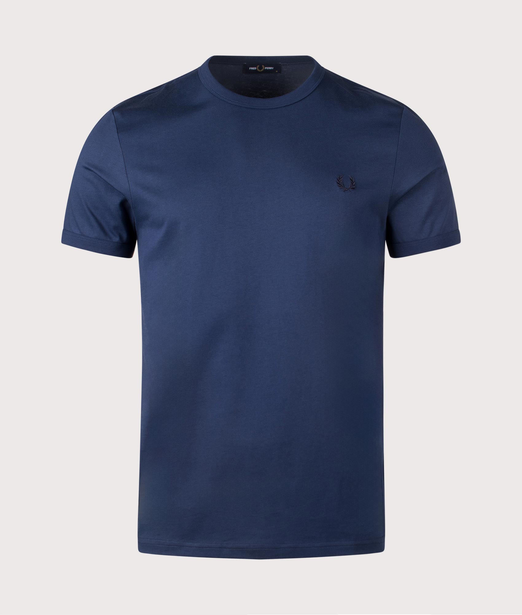 ★FRED PERRY★ Sharp Fine Stripe T-Shirt Navy Tennis Blue AF Fred Perry Fine Stripe T-Shirt Navy/Tennis Blue - Terraces