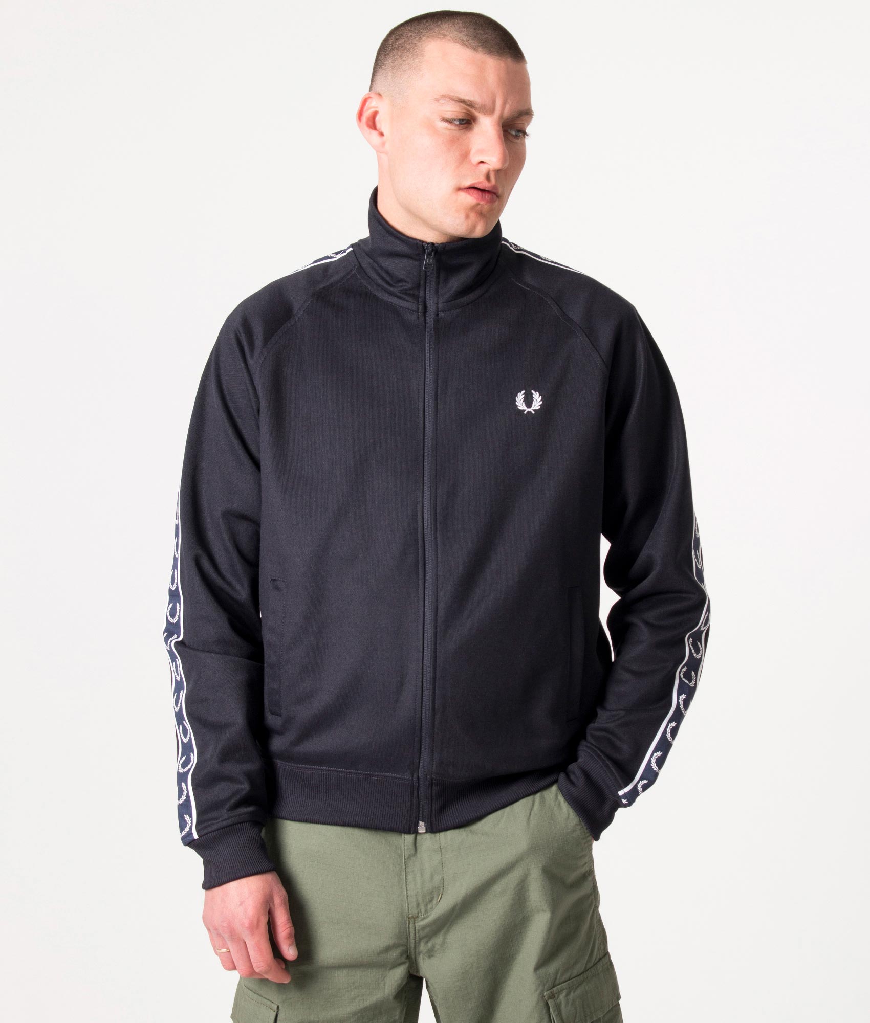 トップス FRED PERRY Contrast Tape Track Jacket Contrast Tape Track