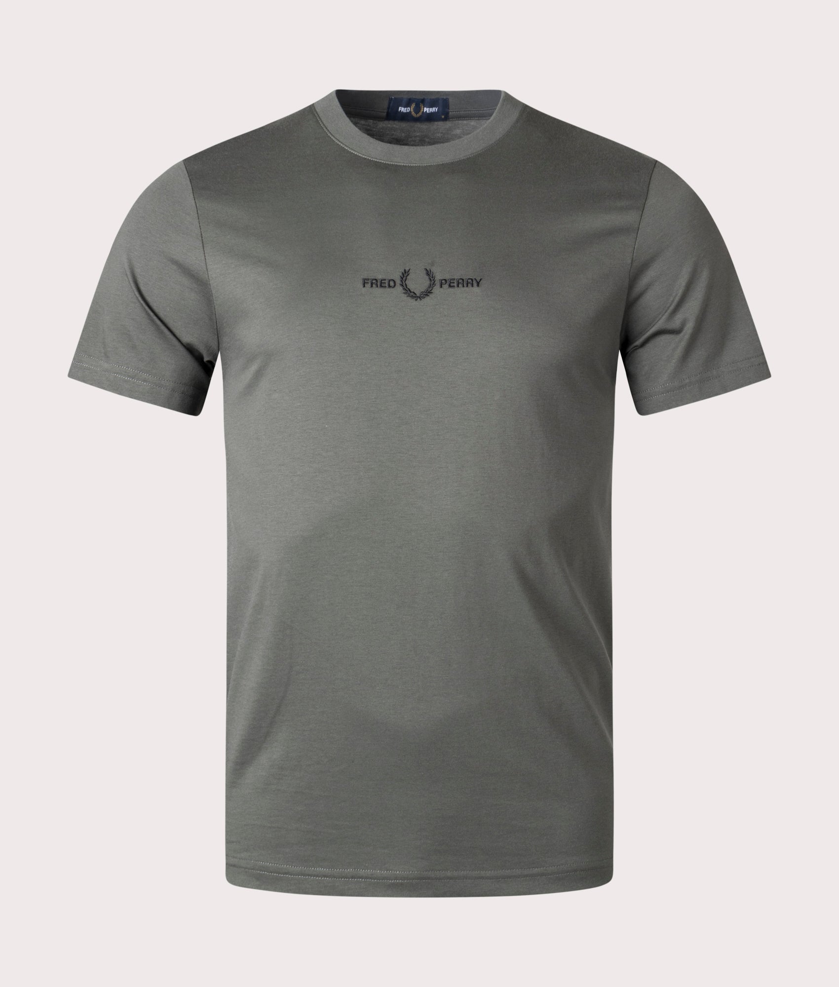 Embroidered T-Shirt Field Green | Fred Perry | EQVVS