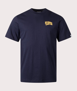 Billionaire Boys Club Small Arch Logo T-Shirt in Navy, 100% Cotton Front Shot at EQVVS