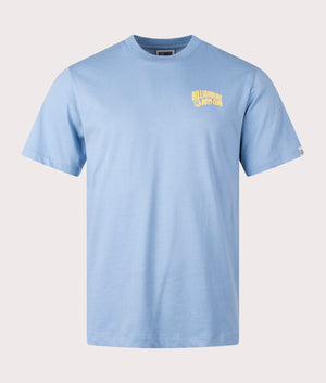 Billionaire Boys Club Small Arch Logo T-Shirt in Powder Blue, 100% Cotton Front Shot EQVVS