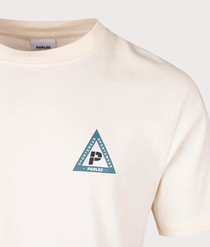 Braco T-Shirt in Ecru by Parlez. EQVVS Detail Shot.