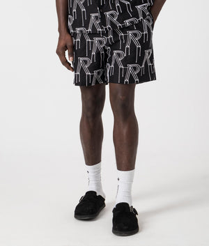 Embroidered Initial Tailored Shorts REPRESENT EQVVS. Front