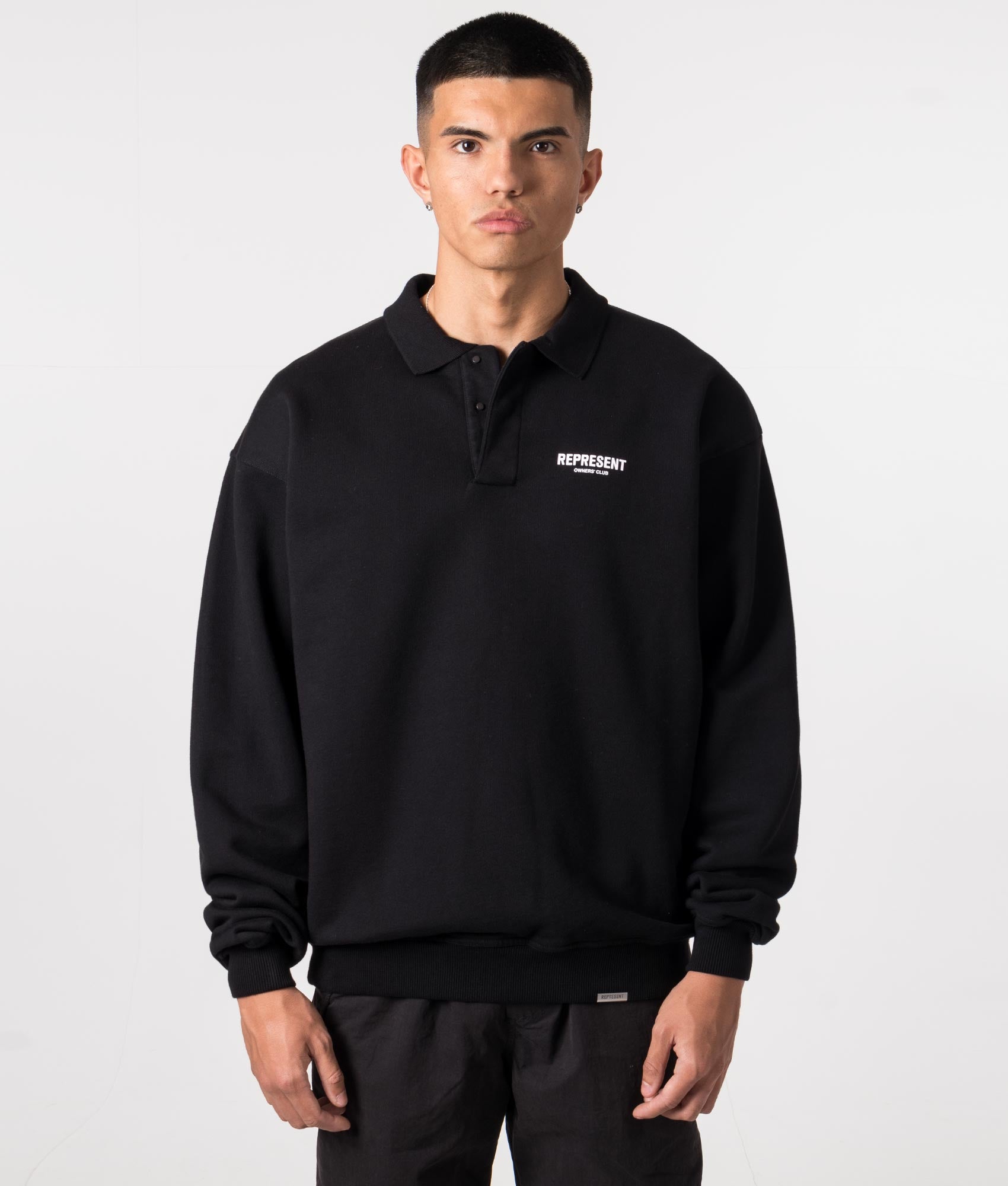 Represent Men's Polo Black