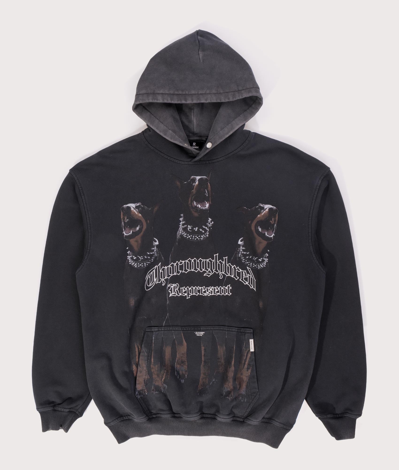 Thoroughbred Hoodie in Vintage Black | REPRESENT | EQVVS