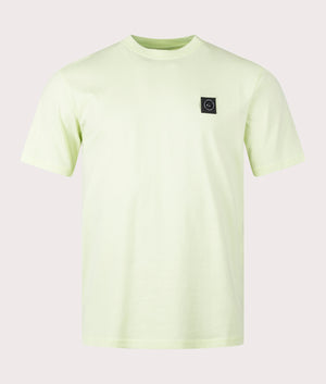 Marshall Artist Siren T-Shirt in Lime Green 100% Cotton Front Shot at EQVVS
