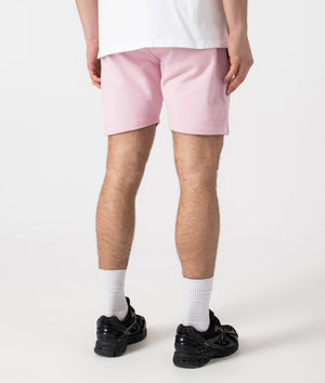 Siren Jersey Shorts in Pink by Marshall Artist. Back angle shot at EQVVS.