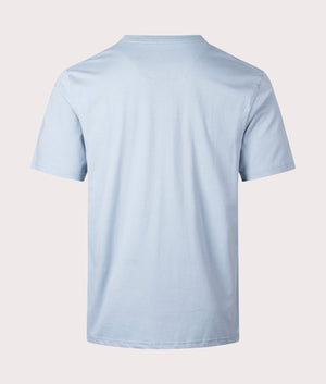 Marshall Artist Minerva T-Shirt in Dusk Blue with Chest Pocket, 100% Cotton Back Shot at EQVVS