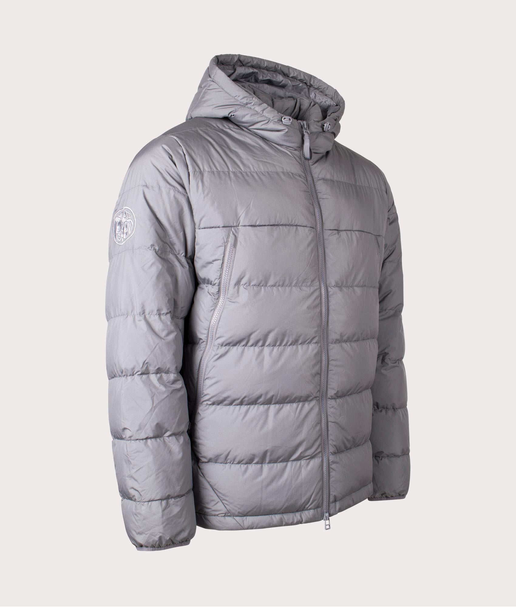 Cyclone Quilted Jacket Grey Pretty Green EQVVS1