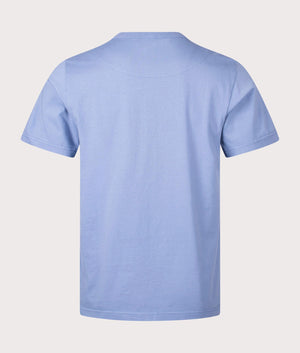 pretty Green Mystic Paisley Logo T-Shirt in Blue Back Shot EQVVS
