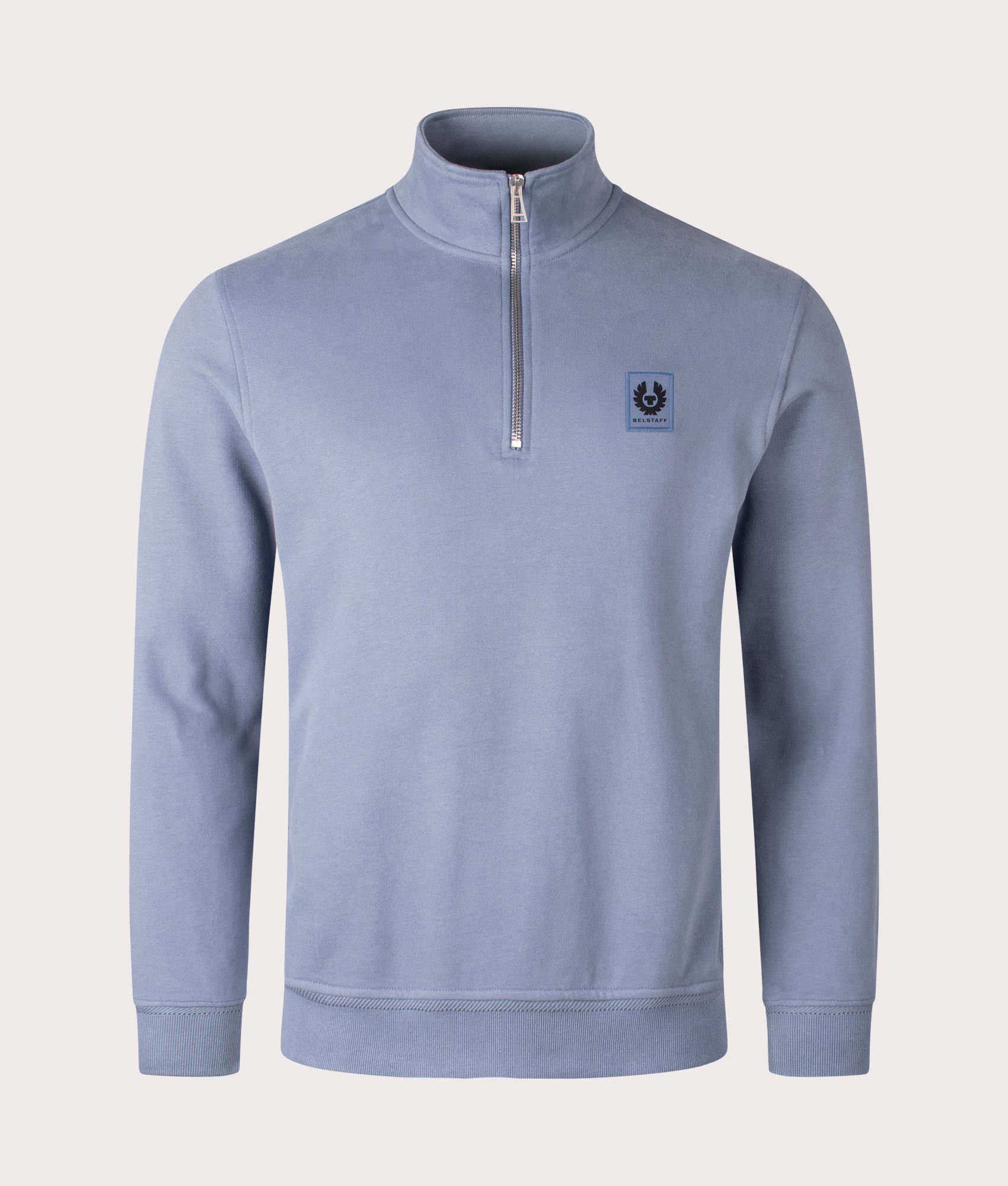 Belstaff Quarter Zip Sweatshirt Blue Flint Belstaff EQVVS