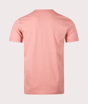 Belstaff T-Shirt in rust pink back shot at EQVVS
