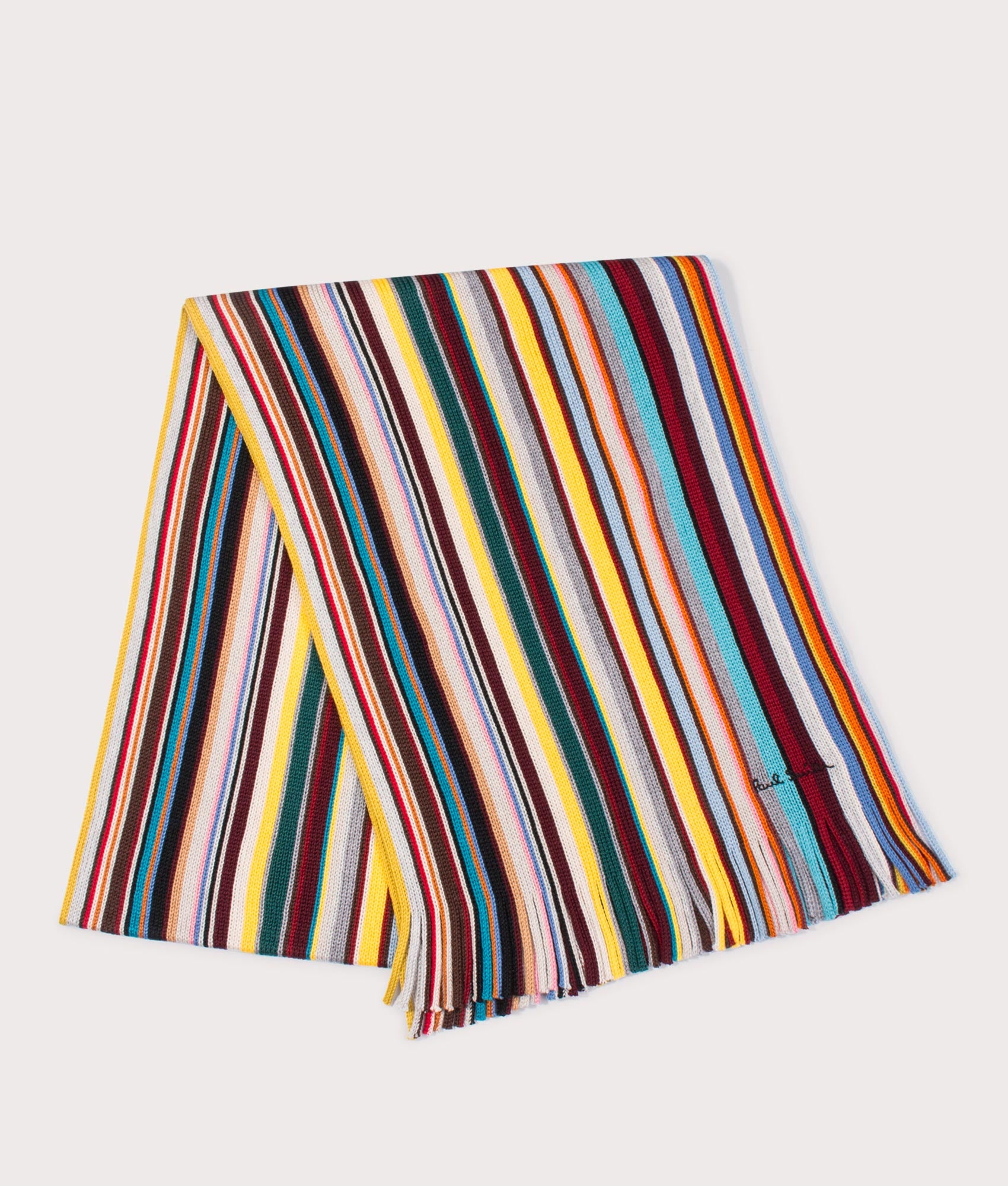 Signature Stripe Scarf in Multi-Coloured | PS Paul Smith | EQVVS