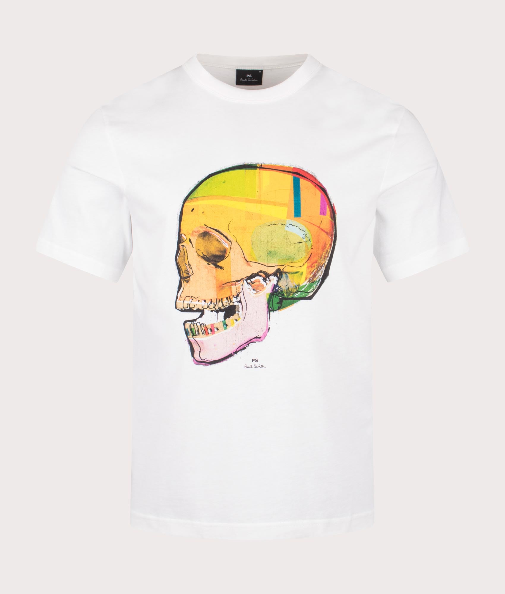 PS Paul Smith Skull T-Shirt in White | EQVVS Menswear