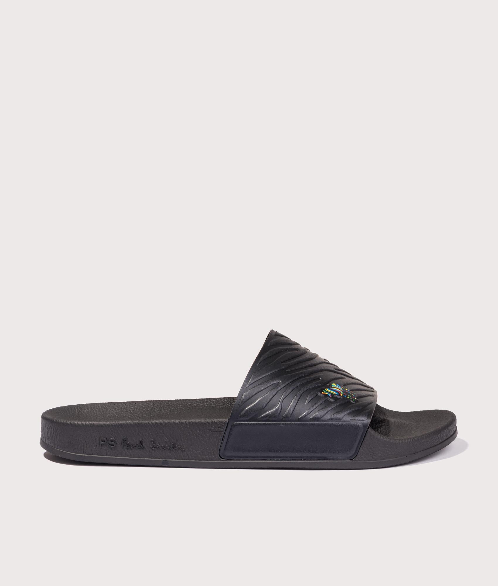 Zed' Zebra Sliders in Black | PS Paul Smith | EQVVS