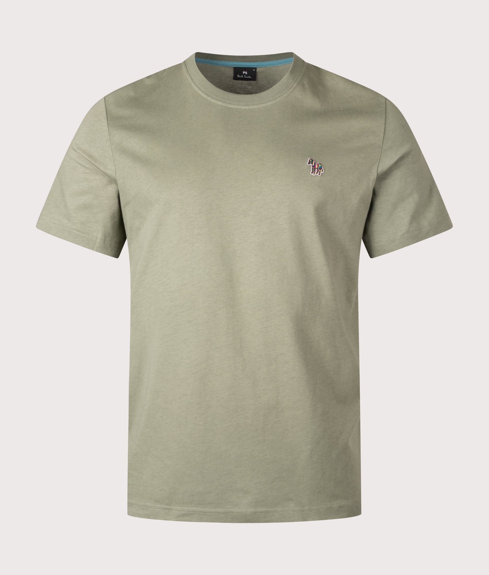 Tシャツ・カットソー Paul Smith FW25 REGULAR FIT T-SHIRT (M2R 011RZ T20064 34C) Men's Dark Green Organic Cotton Zebra Logo T-Shirt