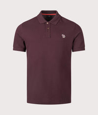Zebra Polo Shirt: 29B Dark Red
