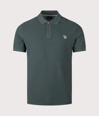 Zebra Polo Shirt: 37E Dark Green