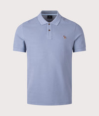 Zebra Polo Shirt: 43J Pale Indigo