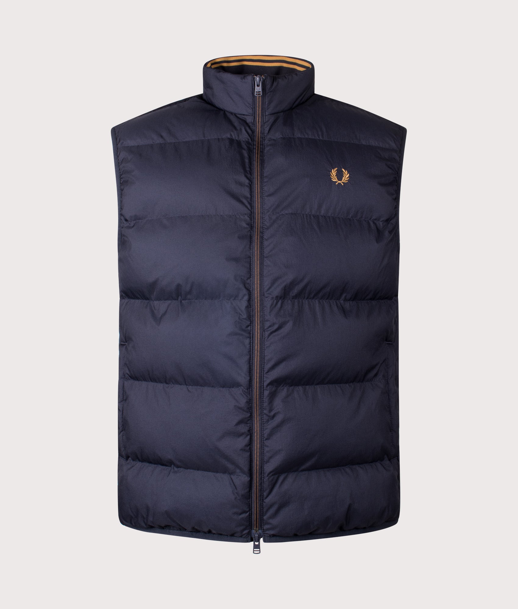 Regular Fit Insulated Gilet in Navy | Fred Perry | EQVVS
