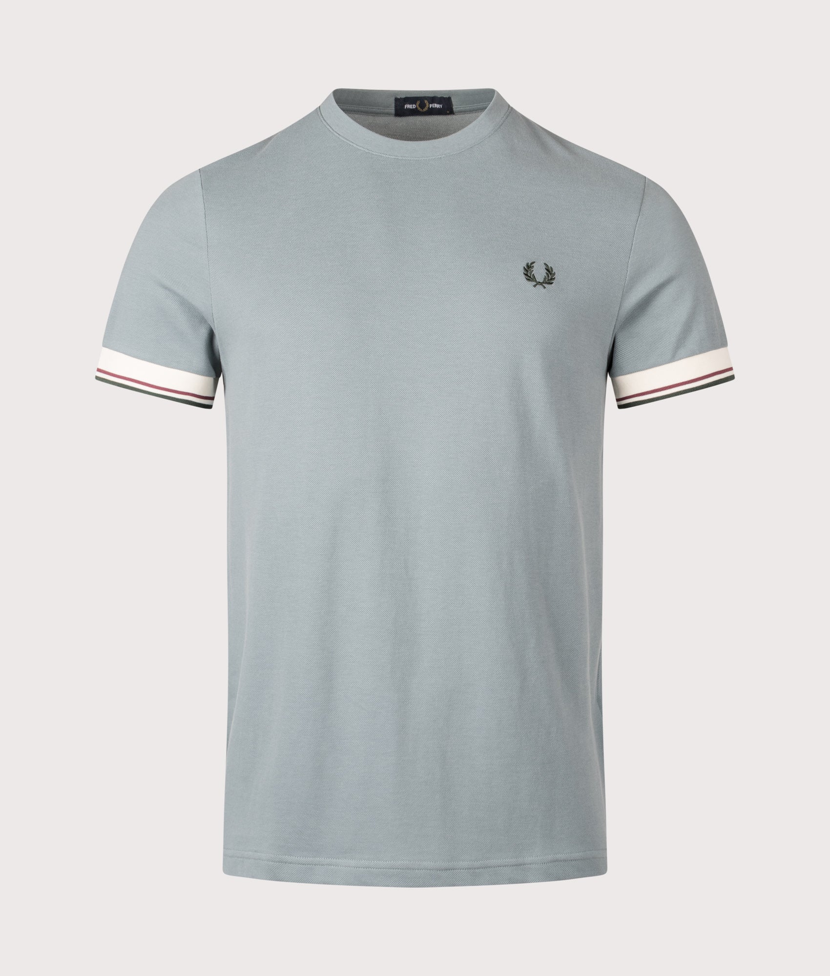 Twin Tipped Cuff T-Shirt in Stockport Blue | Fred Perry | EQVVS