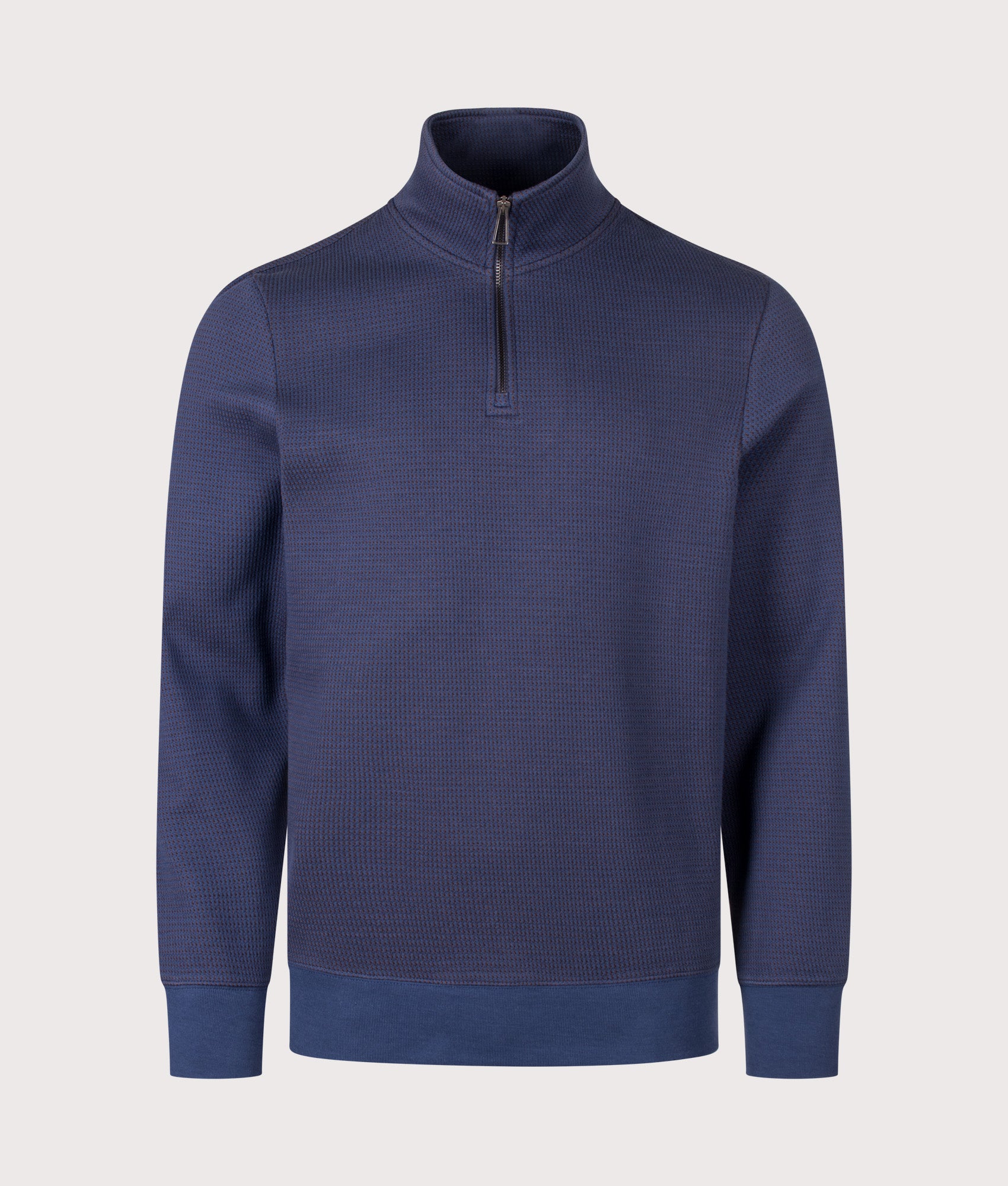 Classic Quarter Zip Sweatshirt in Indigo | PS Paul Smith | EQVVS