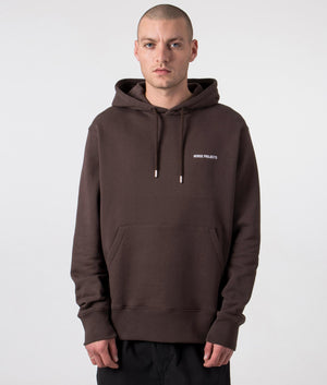 Relaxed-Fit-Arne-Organic-Logo-Hoodie-2040-Heathland-Brown-Norse-Projects-EQVVS-Front-Image