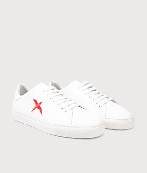 Clean-90-Red-Bird-Sneakers-White-Axel-Arigato-EQVVS