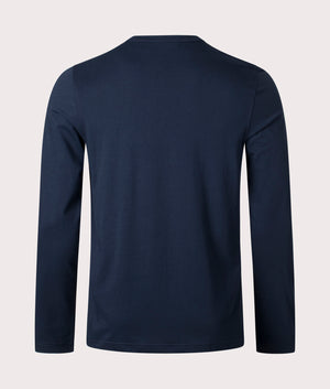 Long Sleeved Belstaff T-Shirt, Navy, EQVVS, back