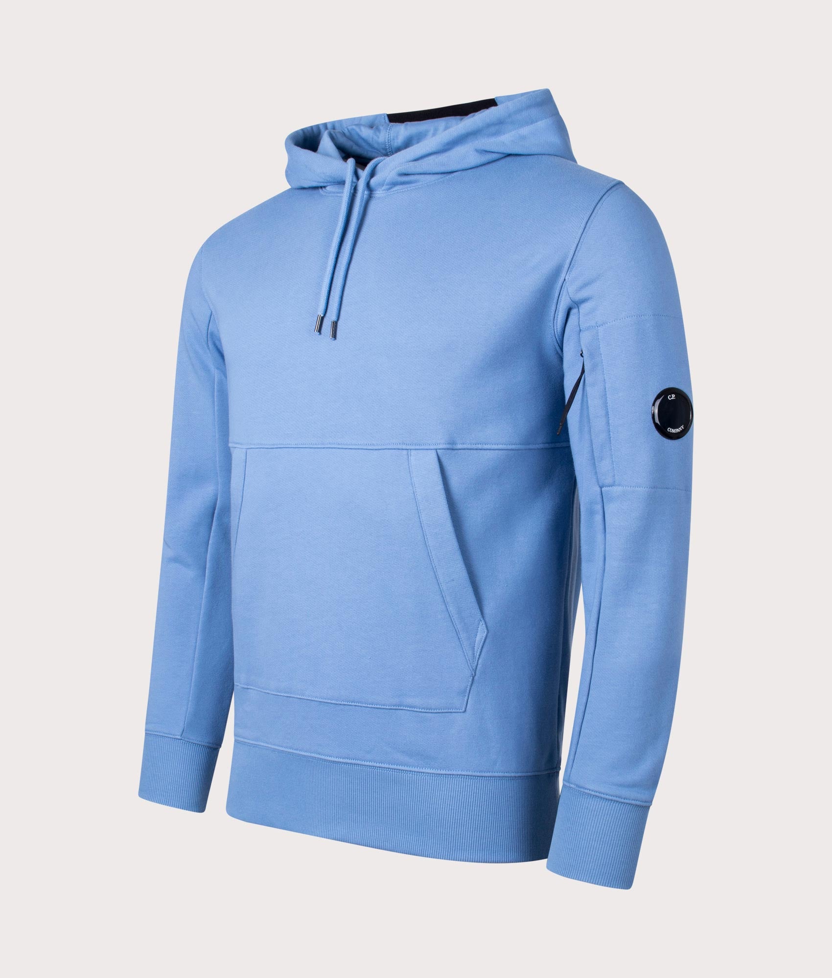 Zip Hoodie Cp Company Blue Fog Sweatshirt Cp Company Half Zip