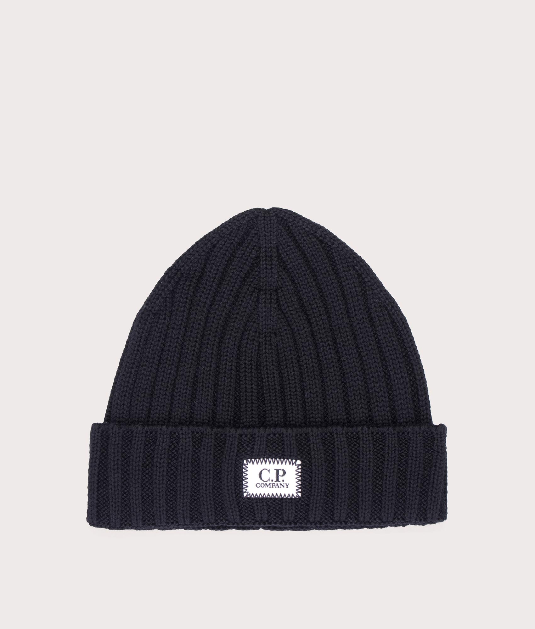 C.P. Company Blue Wool Beanie
