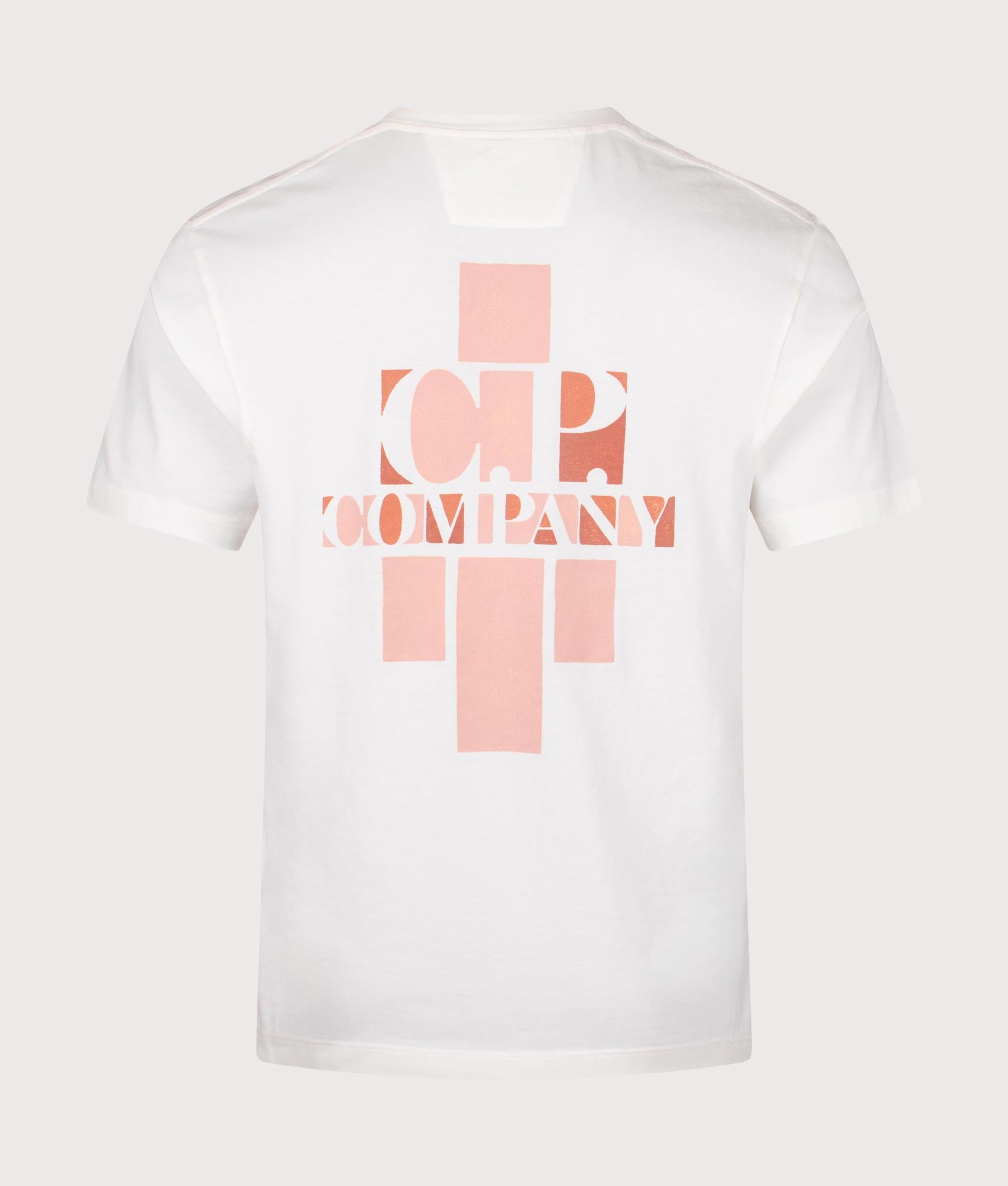 C.P. Company | Front and Back Logo T-Shirt in Guaze White