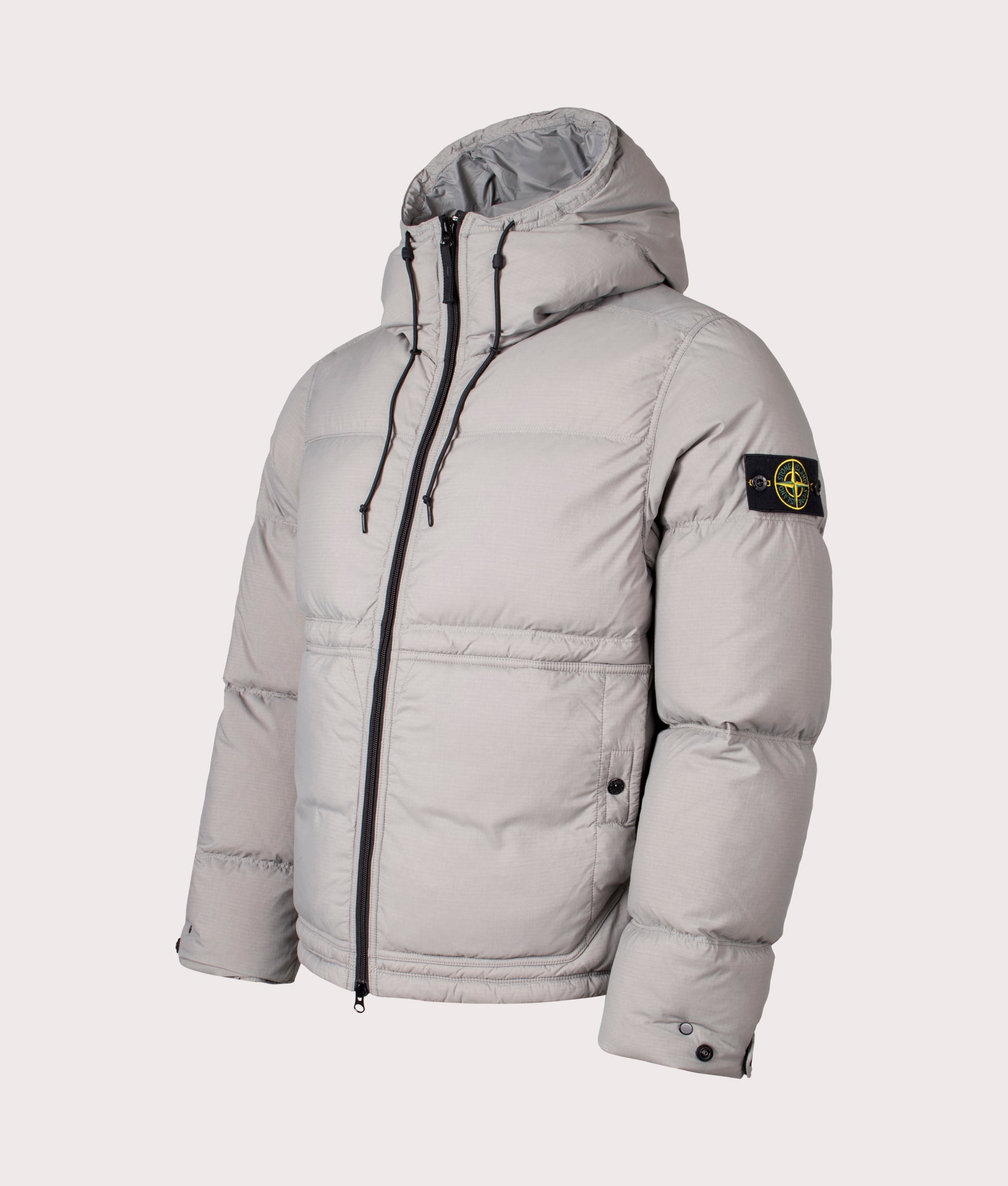 Down Parka in Cement | STONE ISLAND | EQVVS