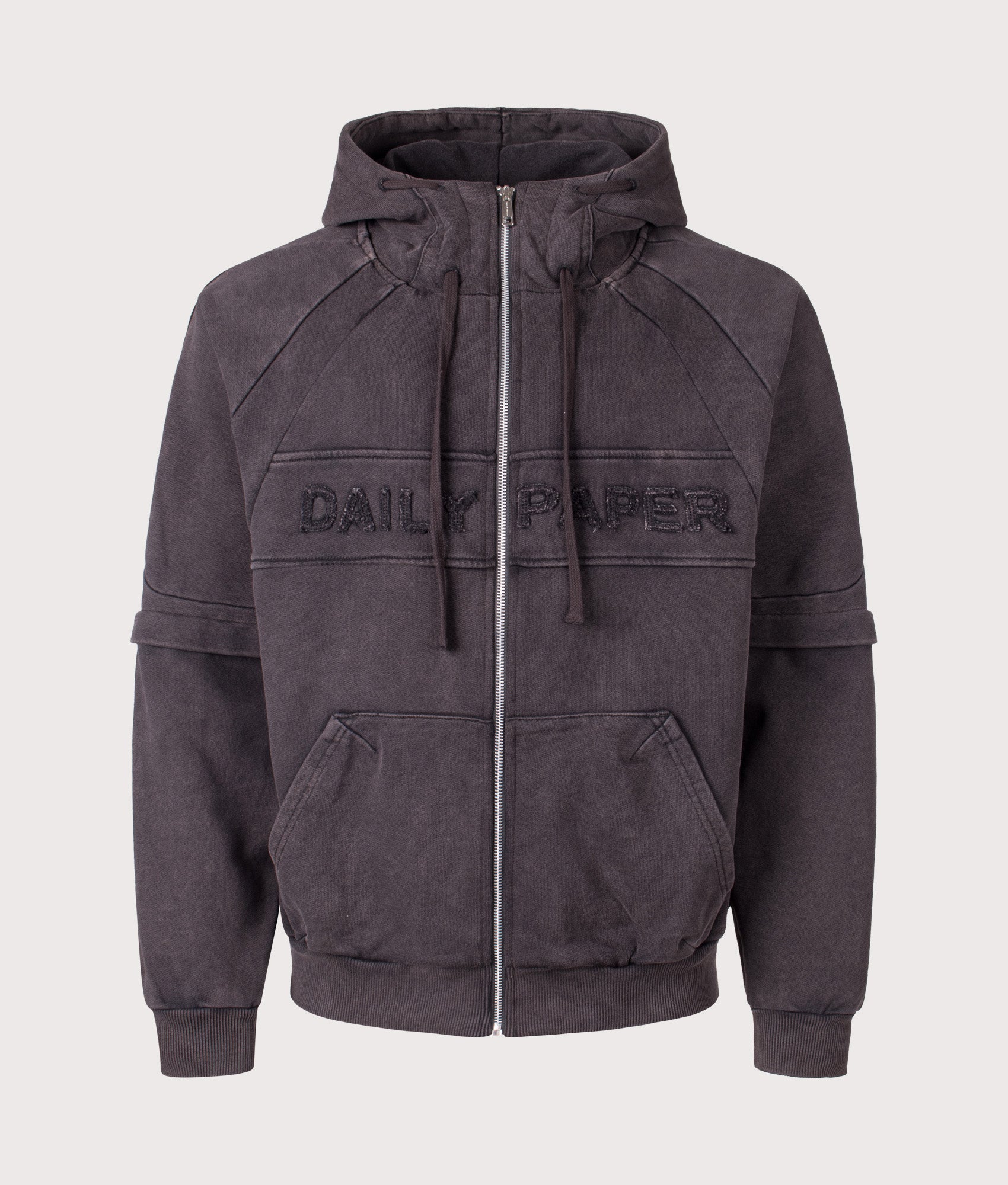 パーカー・フーディ DAILY PAPER Men Hoodies 2511068 WASHED BLACK Black DAILY PAPER Men Hoodies 2511068 WASHED BLACK Black (DAILY
