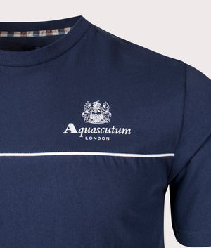 Active-Piping-T-Shirt-Navy-Aquascutum-EQVVS