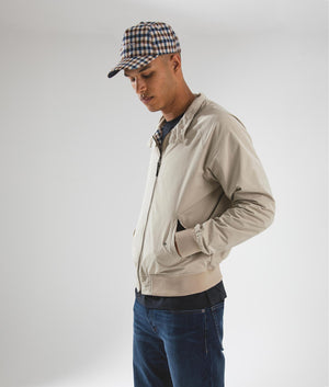 Active President Jacket in Beige by Aquascutum. EQVVS Campaign Shot.