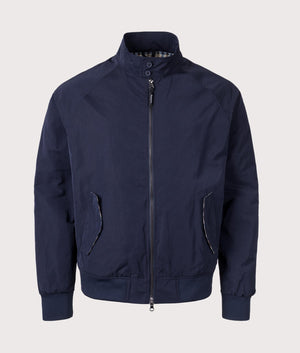 Active President Jacket in Navy by Aquascutum. EQVVS Front Angle Shot.