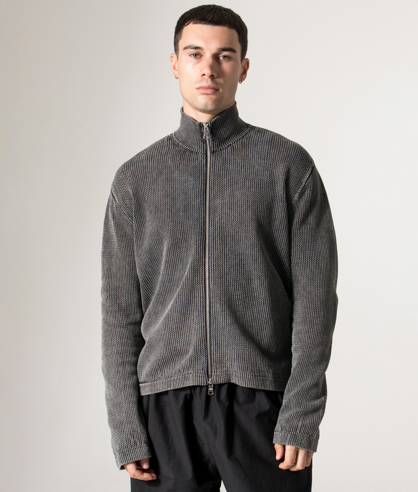 Pigment Dyed LG Track Jacket in Pigmnt Black | MKI MIYUKI ZOKU | EQVVS