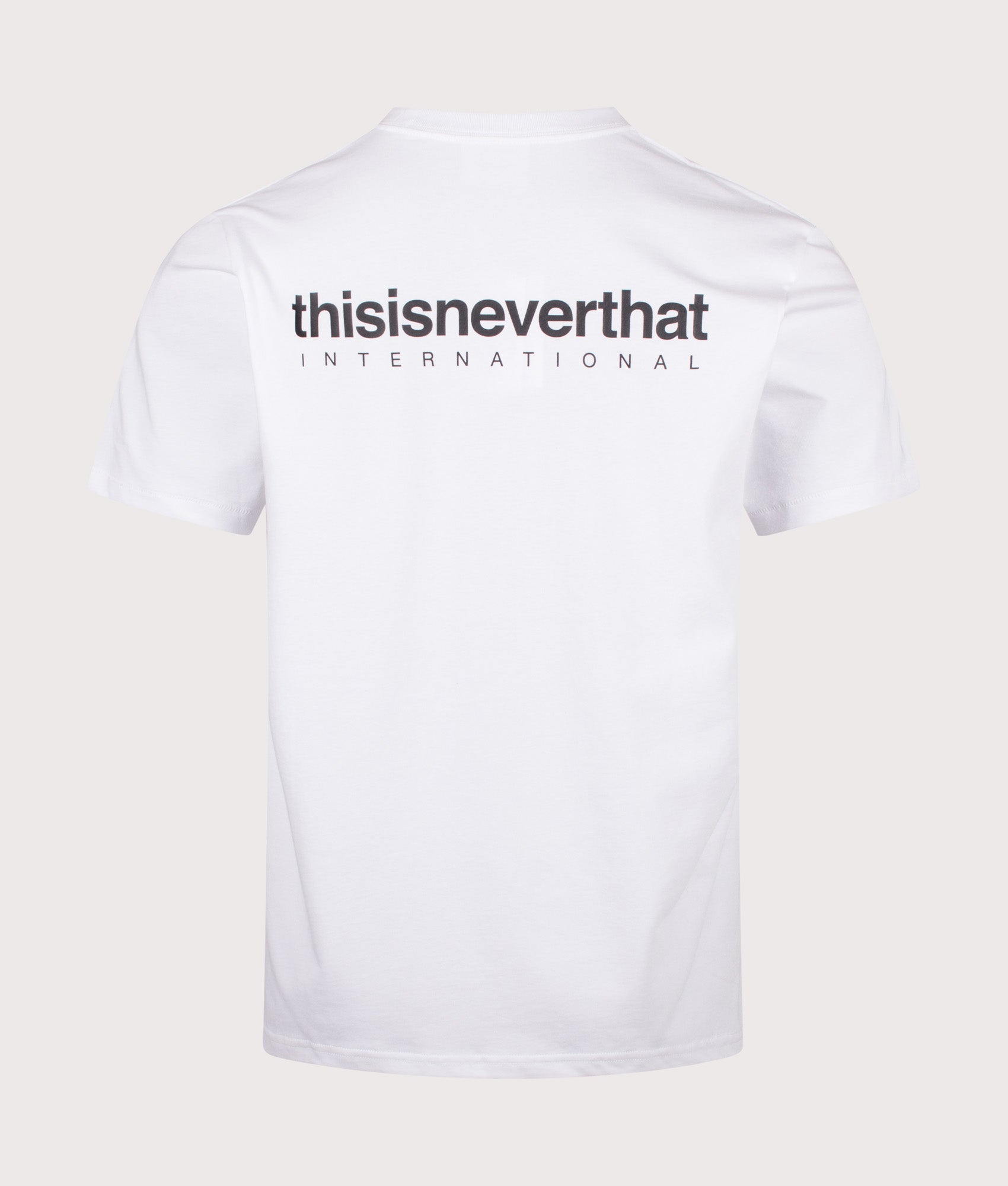 INTL. Logo T-Shirt in White | thisisneverthat | EQVVS