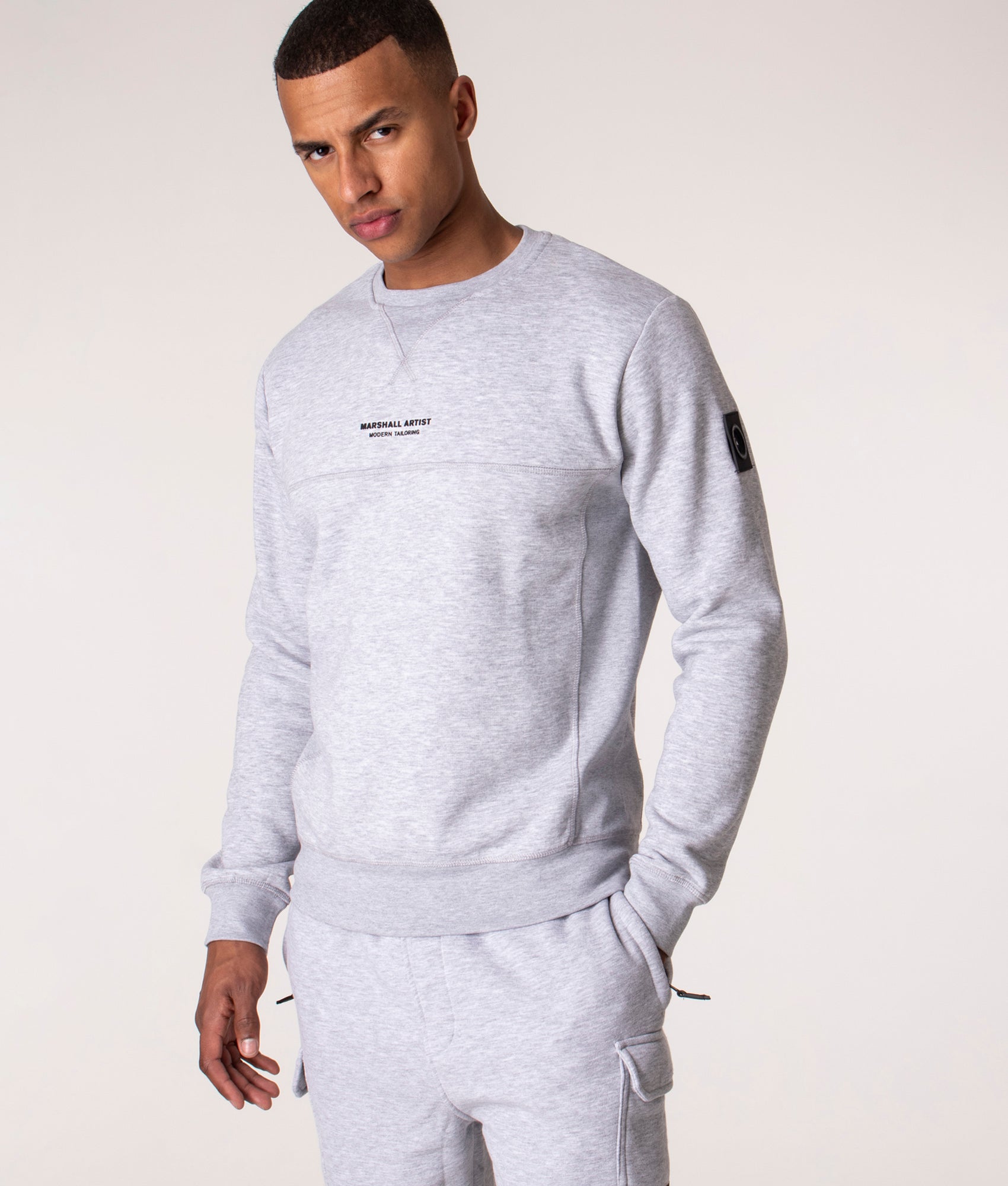 Siren Crew Sweatshirt Grey Marl Marshall Artist EQVVS