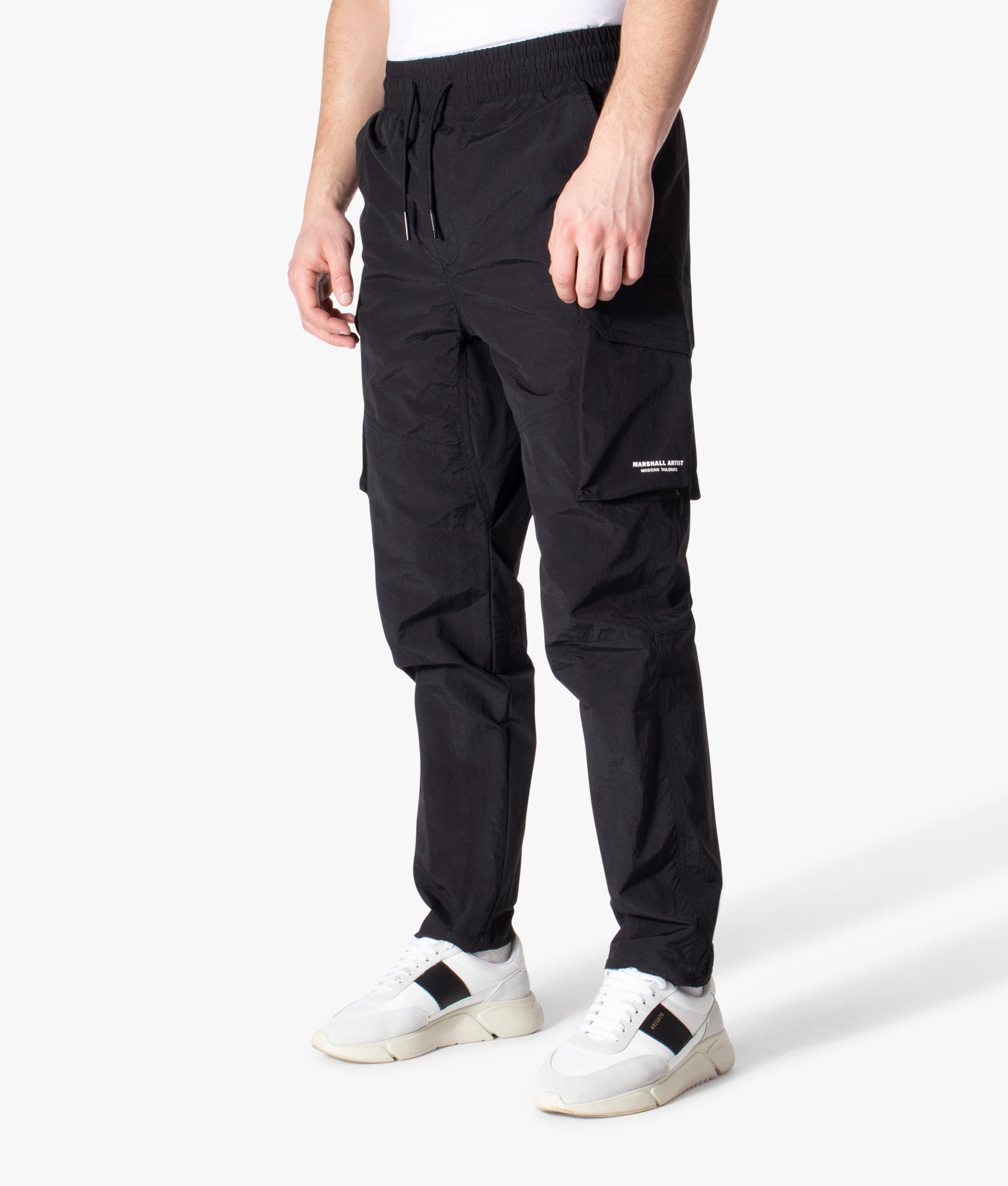 Forte Polyamide Cargo Trousers Black Marshall Artist EQVVS