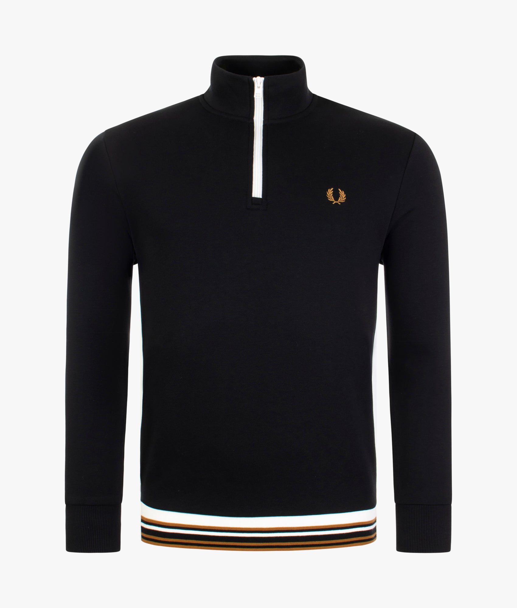 Contrast Panel Half Zip Sweat Fred Perry EQVVS - Main Image
