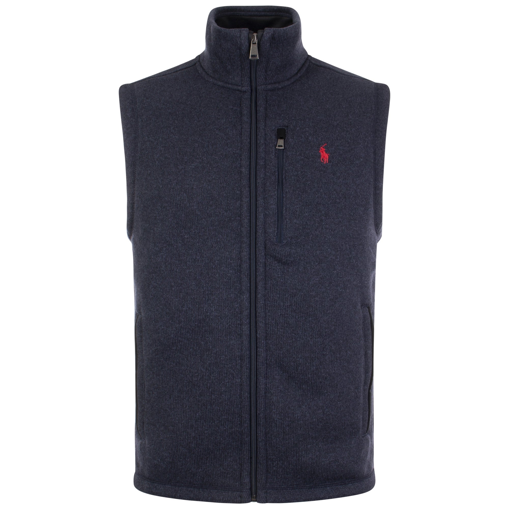 Ralph lauren fleece mockneck vest Clearance
