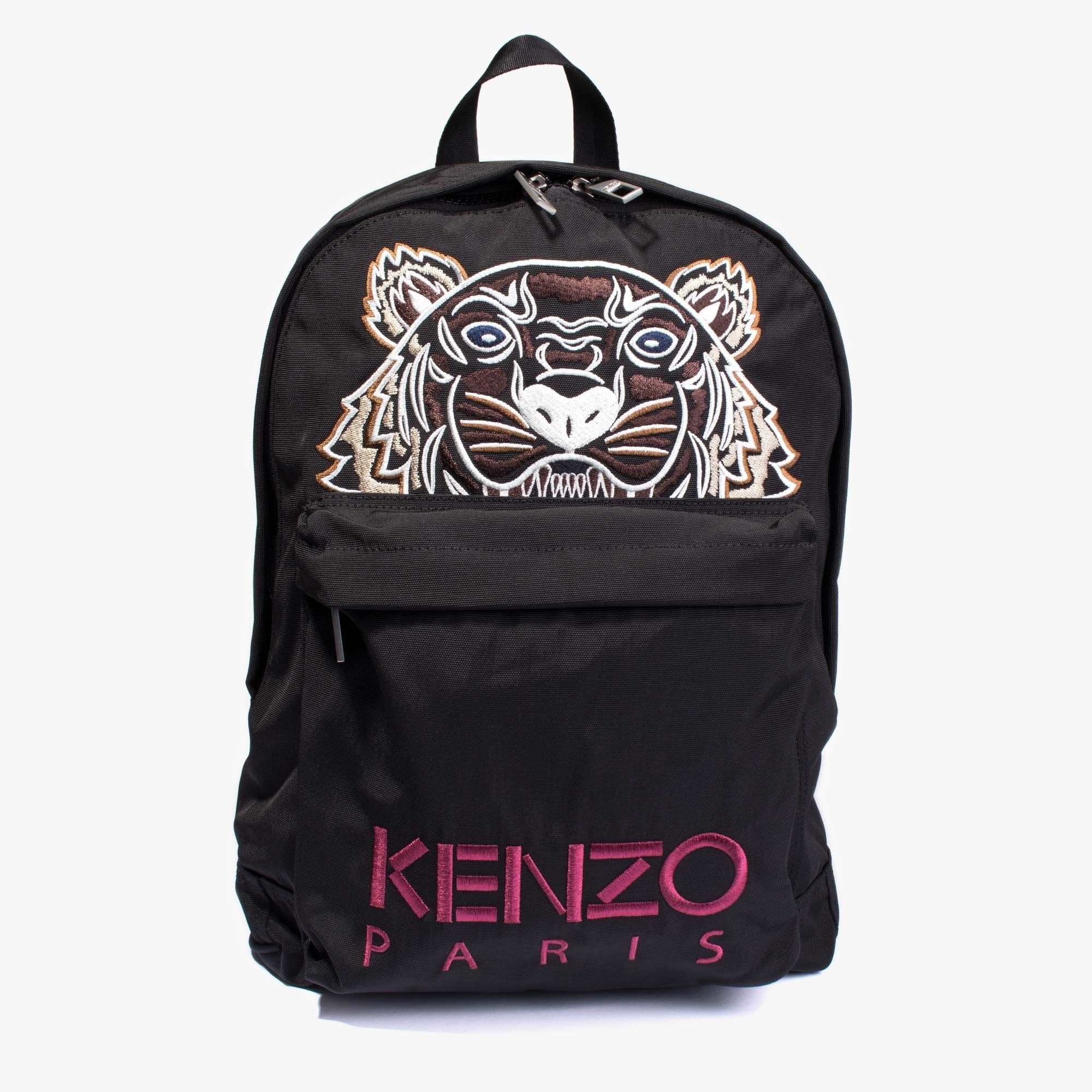 Canvas Kampus Tiger Backpack Black KENZO EQVVS