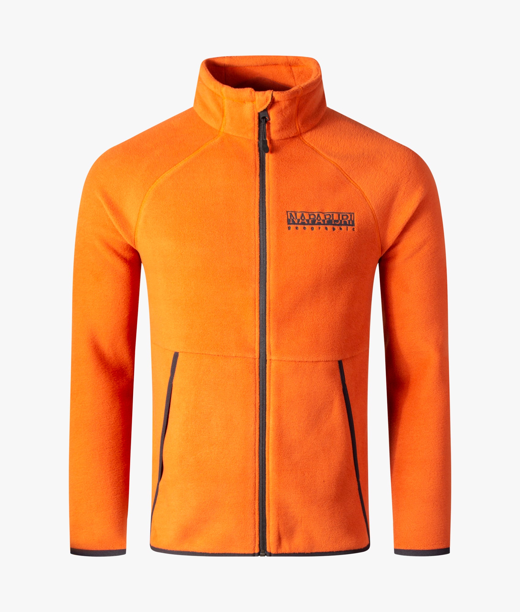 Tear Box Zip Through Fleece Orange Ginger Napapijri EQVVS