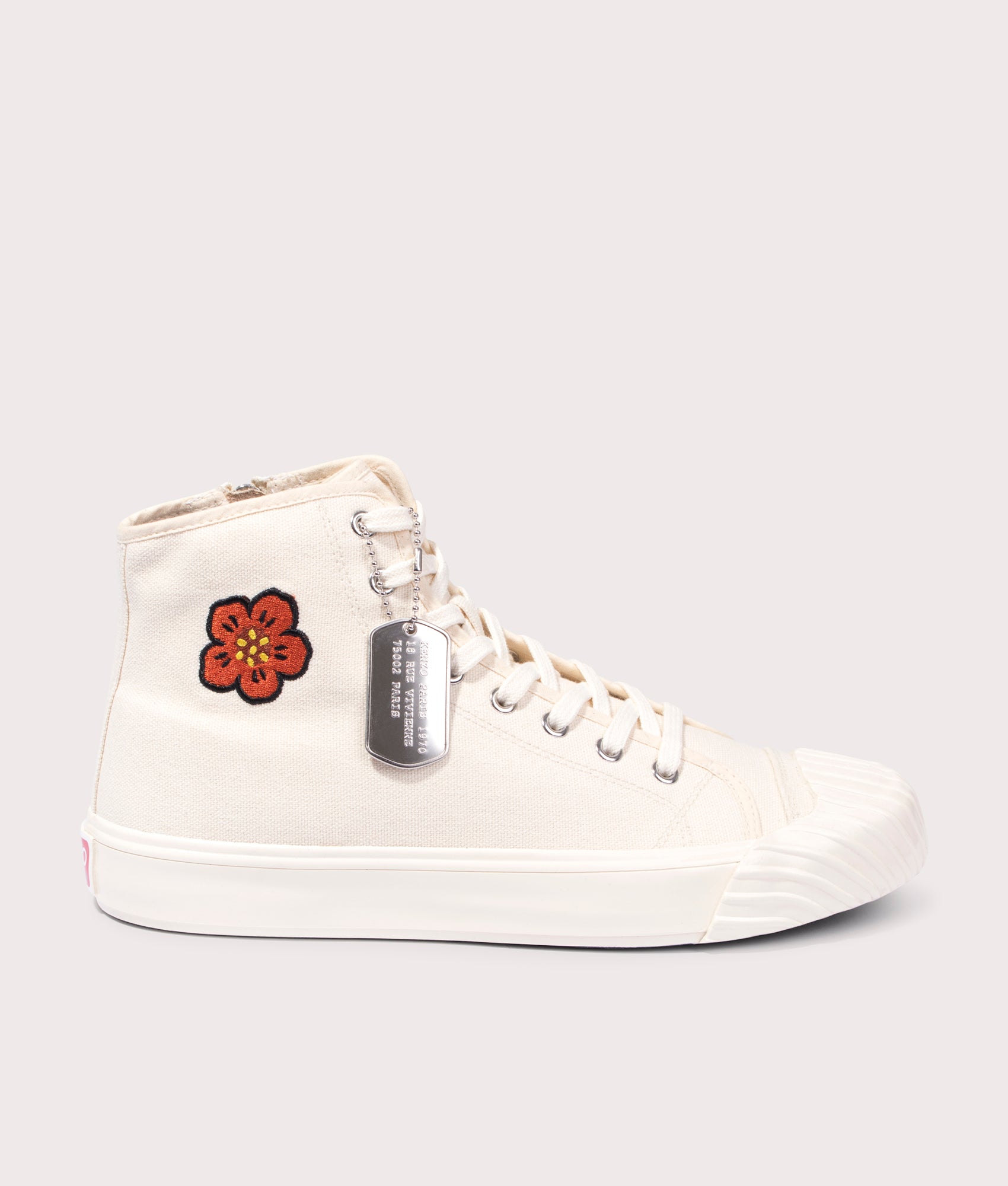KENZO School High Top Trainers Cream | KENZO | EQVVS
