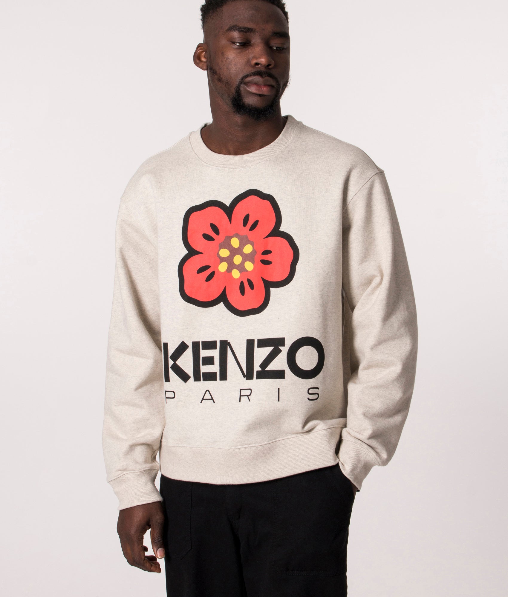 Boke Flower Sweatshirt Pale Grey KENZO EQVVS