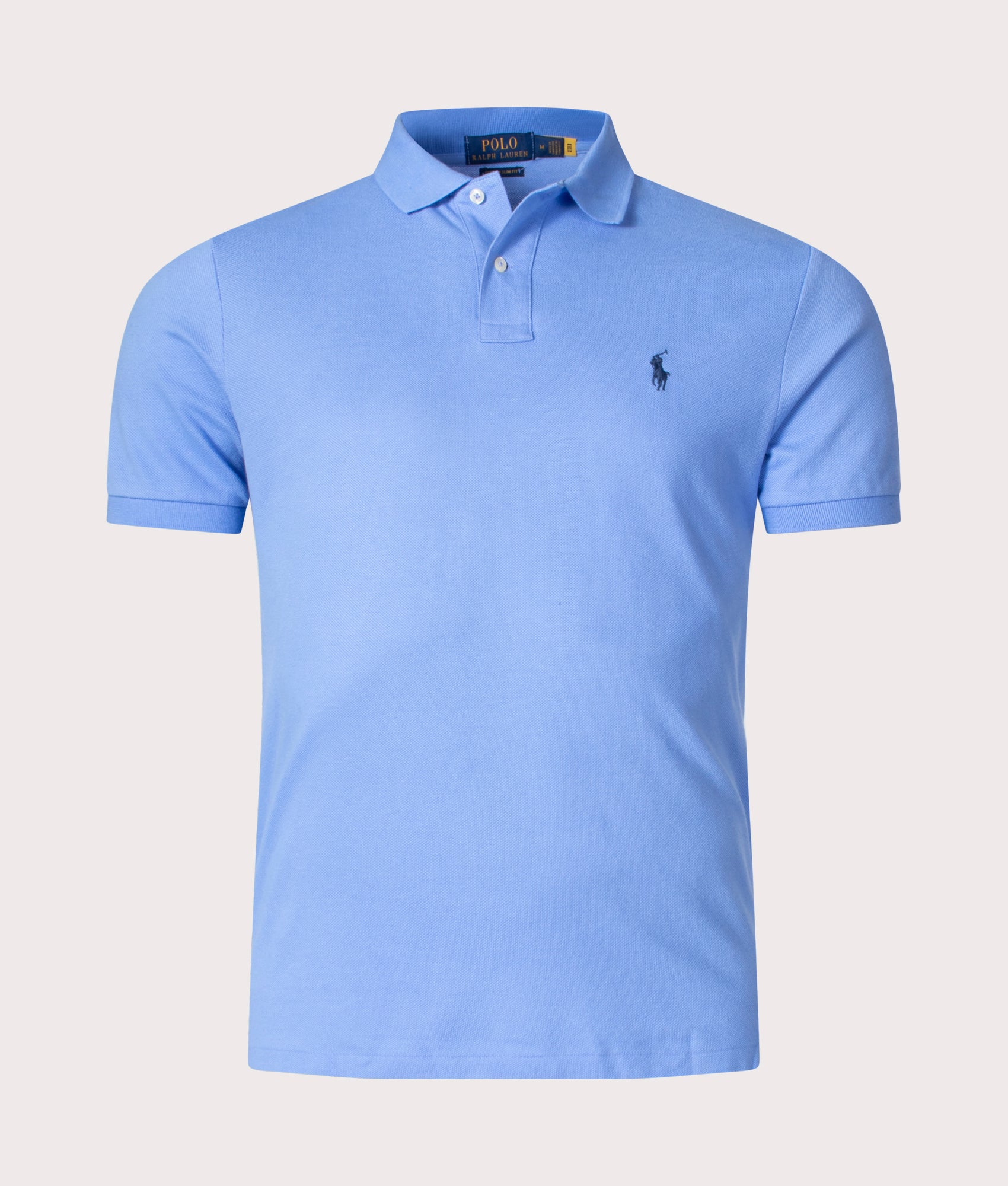 Custom Slim Mesh Polo Shirt Blue Polo Ralph Lauren EQVVS