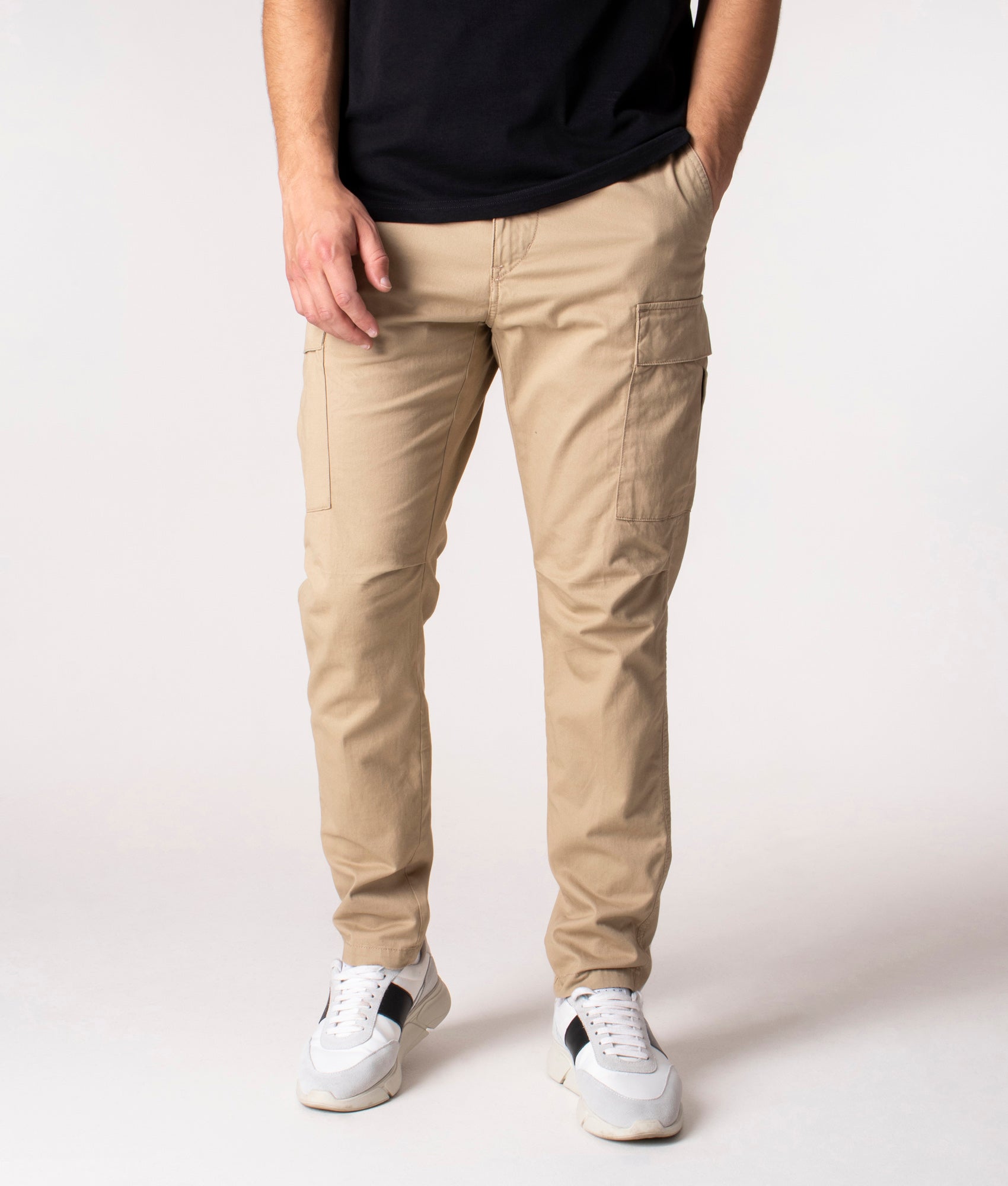 Polo Ralph Lauren Men's Khaki Beige Slim Fit Twill Cargo Pants